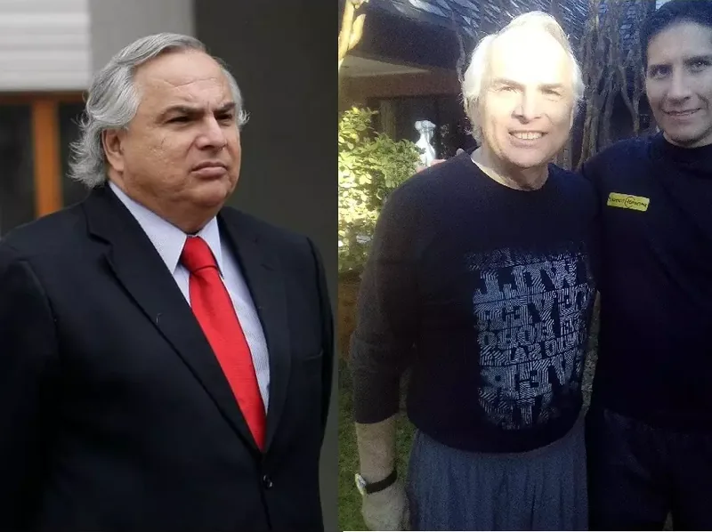 Andrés Chadwick junto a su entrenador personal de Personal-Trainer.cl